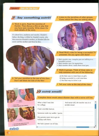 Extra English - Work book 1