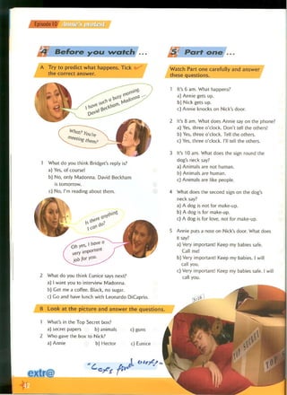 Extra English - Work book 1