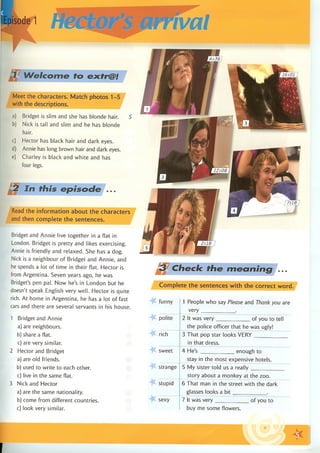 Extra English - Work book 1