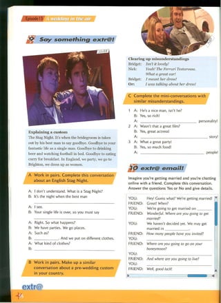 Extra English - Work book 1