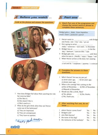 Extra English - Work book 1