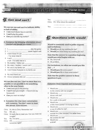 Extra English - Work book 1