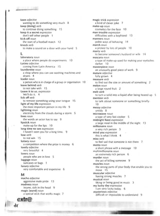 Extra English - Work book 1