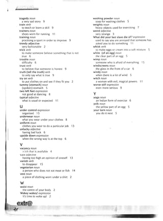 Extra English - Work book 1