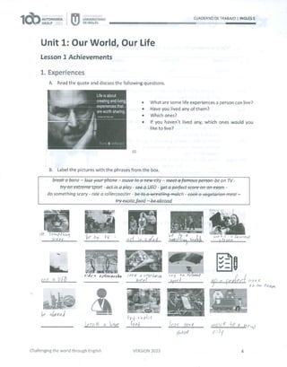 Workbook _ Ingles 5.pdf unidad 1 contestada