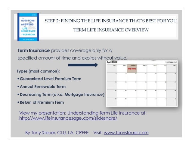 Life Insurance Workbook