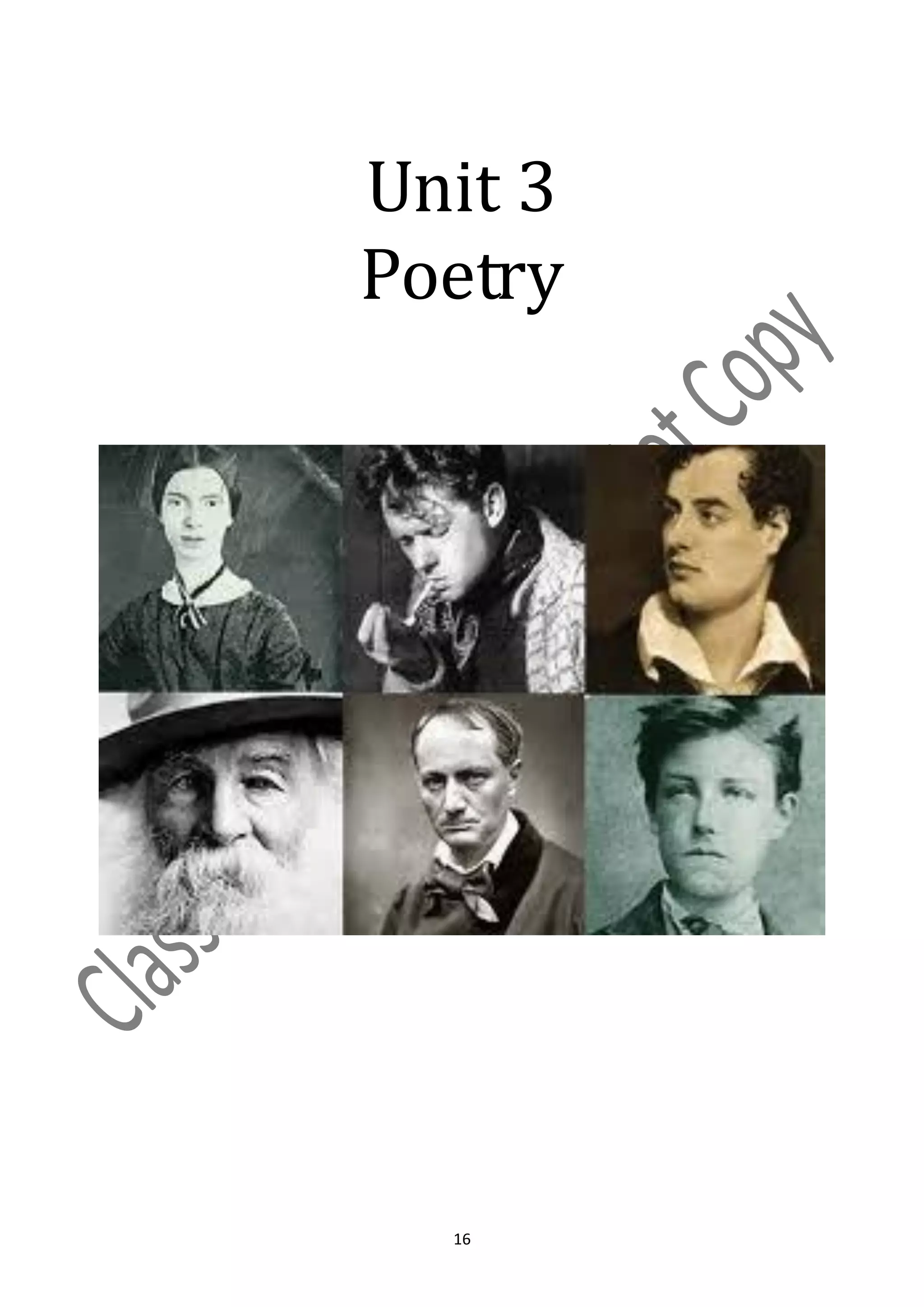 Unit 3
Poetry




  16
 