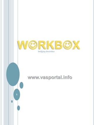 WRKBXbridging diversities
www.vasportal.info
1
 