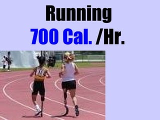 Running
700 Cal. /Hr.