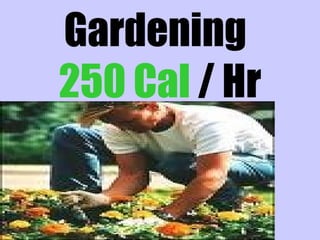 Gardening
250 Cal / Hr