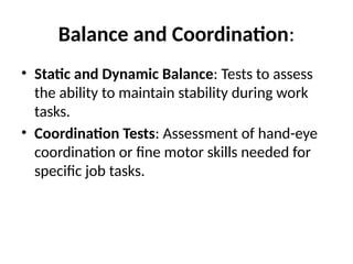 WORK CAPACITY EVALUATION BY DR.POOJA KAUSHIK | PPTX