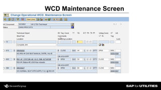Slide 18
WCD Maintenance Screen
 