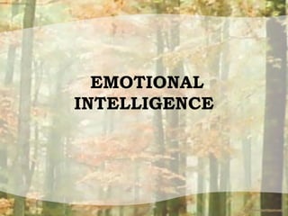 “Emotional Intelligence Sets Apart
Good Leaders”
EMOTIONAL INTELLIGENCE
 
