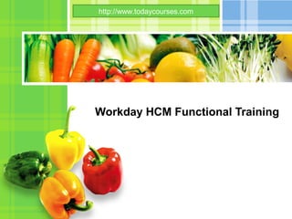 L/O/G/O
Workday HCM Functional Training
http://www.todaycourses.com
 