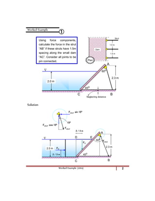 Struts Worksheet worked examples | DOC