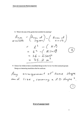 Worked solutions review assignment | PDF