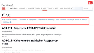 Johannes Dienst (@JohannesDienst)22
Decisions?
 