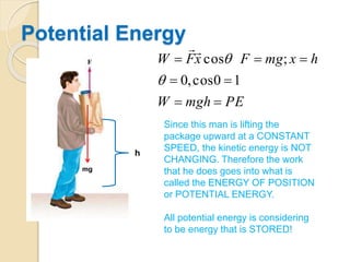 Work energy and potential energy | PPTX