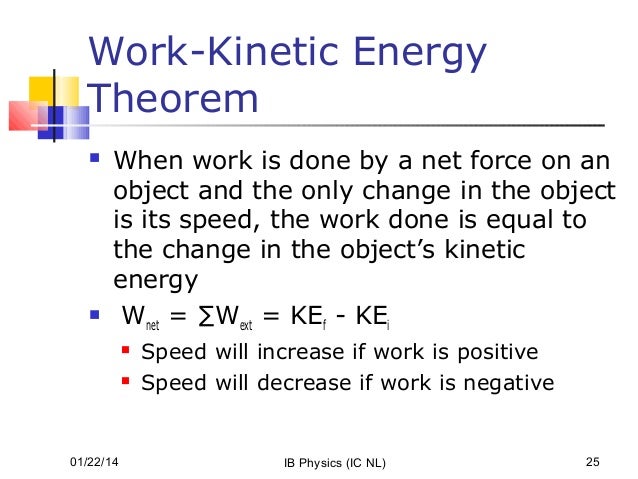 work energy theorem under fontanacountryinn com work energy theorem