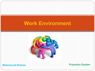 Priyanshu Gautam
Work Environment
Behavioural Science
 