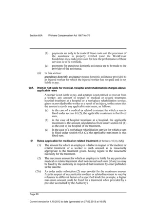 Workcover Act Workers compensation Act 1987 | PDF