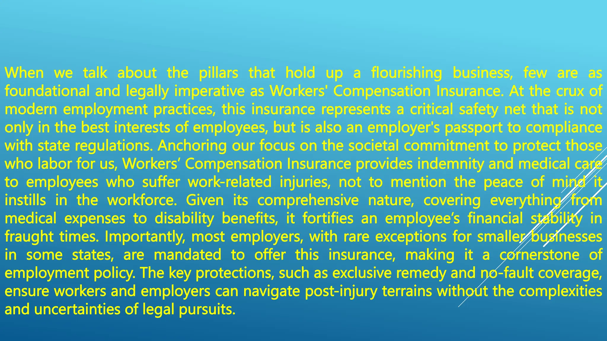Workers Compensation Insurance - Securing Your Employees' Future.pptx