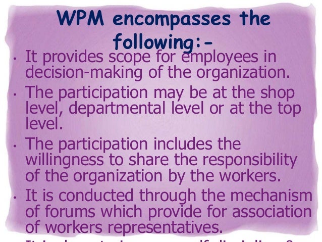thesis on workers participation in management European journal of business and management employees motivation on organizational effectiveness the impact of employees’ motivation on organizational. thesis on workers participation in management European journal of business and management employees motivation on organizational effectiveness the impact of employees’ motivation on organizational.