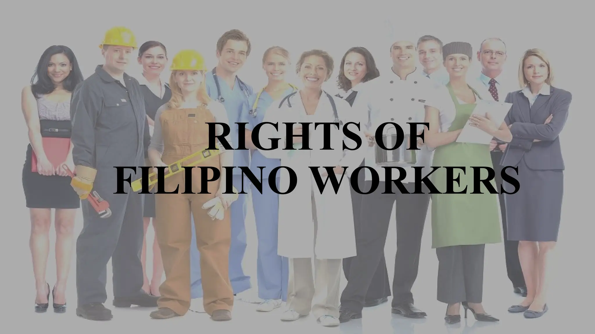 Rights of Filipino Workers in the Philippines | PPTX