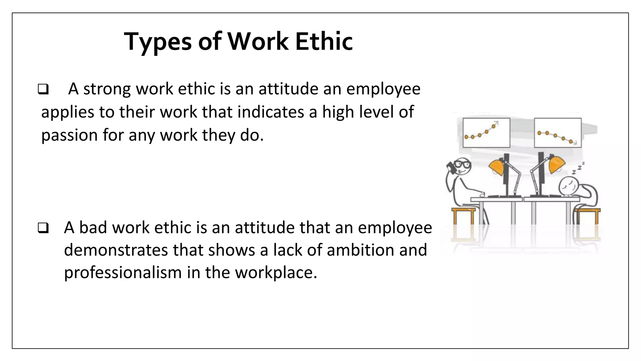 Examples Of Good And Bad Work Ethics work ethics.pptx