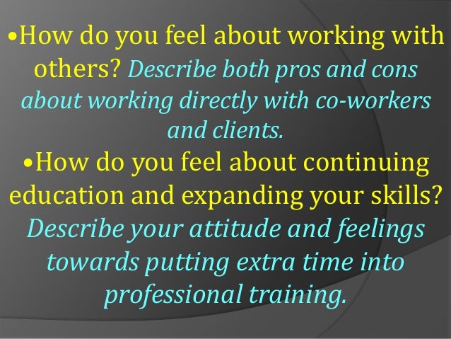 describe work ethic