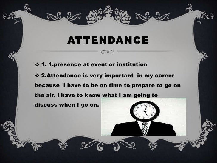 work attendance