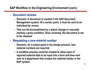 Methods To Leverage SAP Workflow