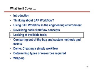 Methods To Leverage SAP Workflow