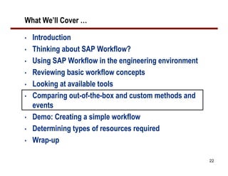 Methods To Leverage SAP Workflow