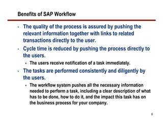 Methods To Leverage SAP Workflow