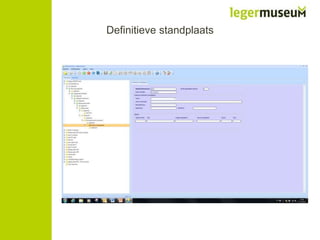 Definitieve standplaats

 