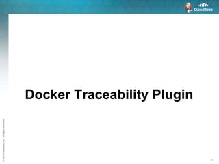 ©2015CloudBees,Inc.AllRightsReserved
31
Docker Traceability Plugin
 