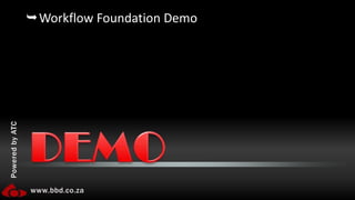 IsolationWorkflow instances are isolated from the host application and each other.Workflows are not aware of information in the application other than what is passed to it.ThreadedInstances are separately threaded from your main thread.Important Concepts