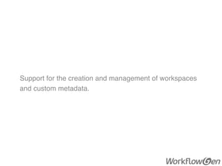 Workflowgen for iManage | PDF