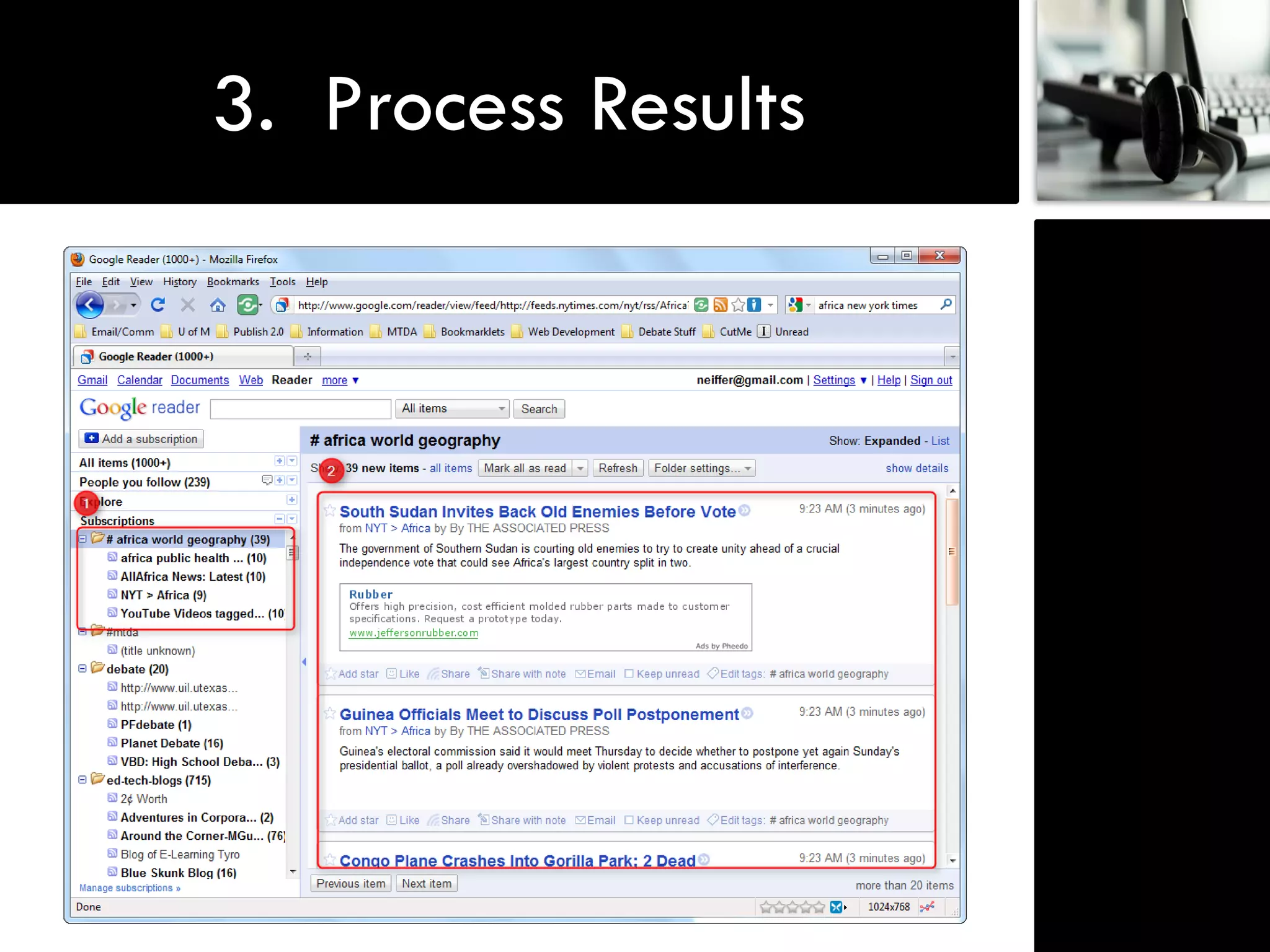 3. Process Results
 