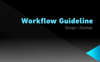 Workflow Guideline
 