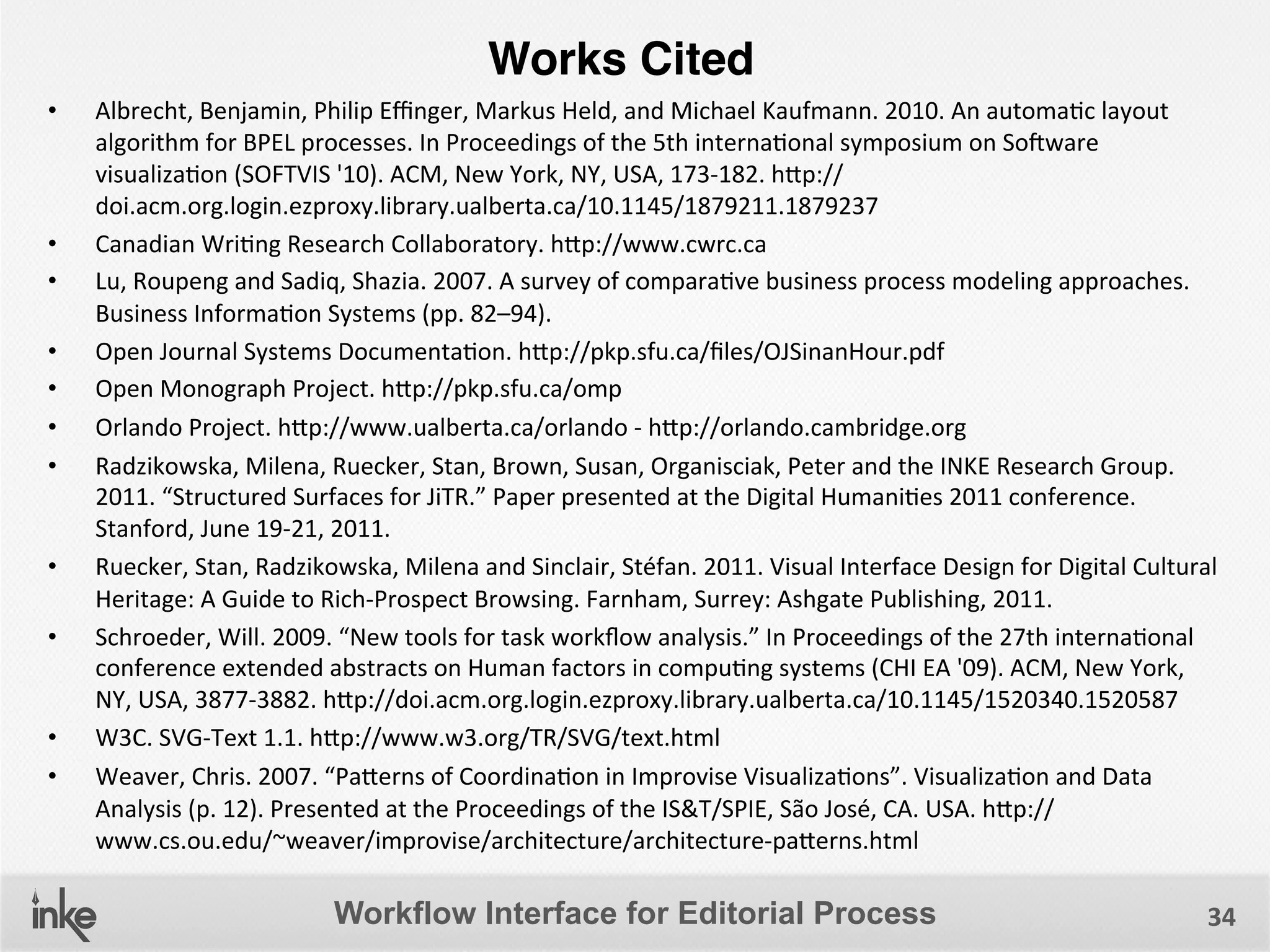 Workflow Interface for Editorial Process | PPTX