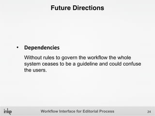 Workflow Interface for Editorial Process | PPTX