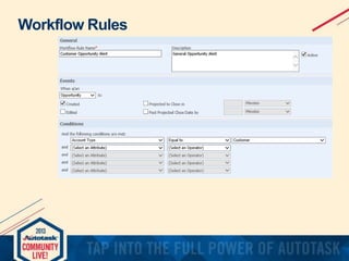 Workflow Rules

 