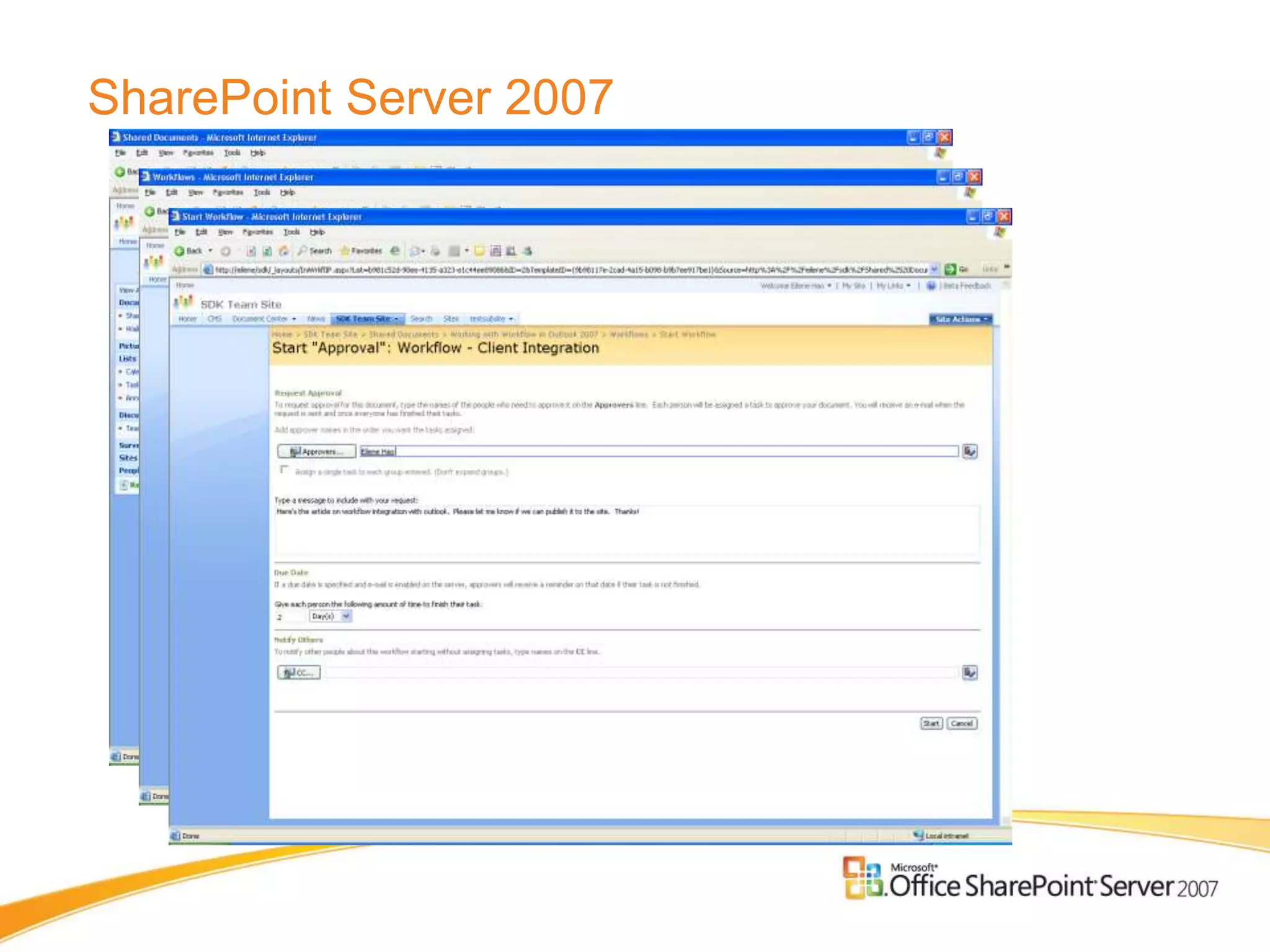 SharePoint Server 2007
 