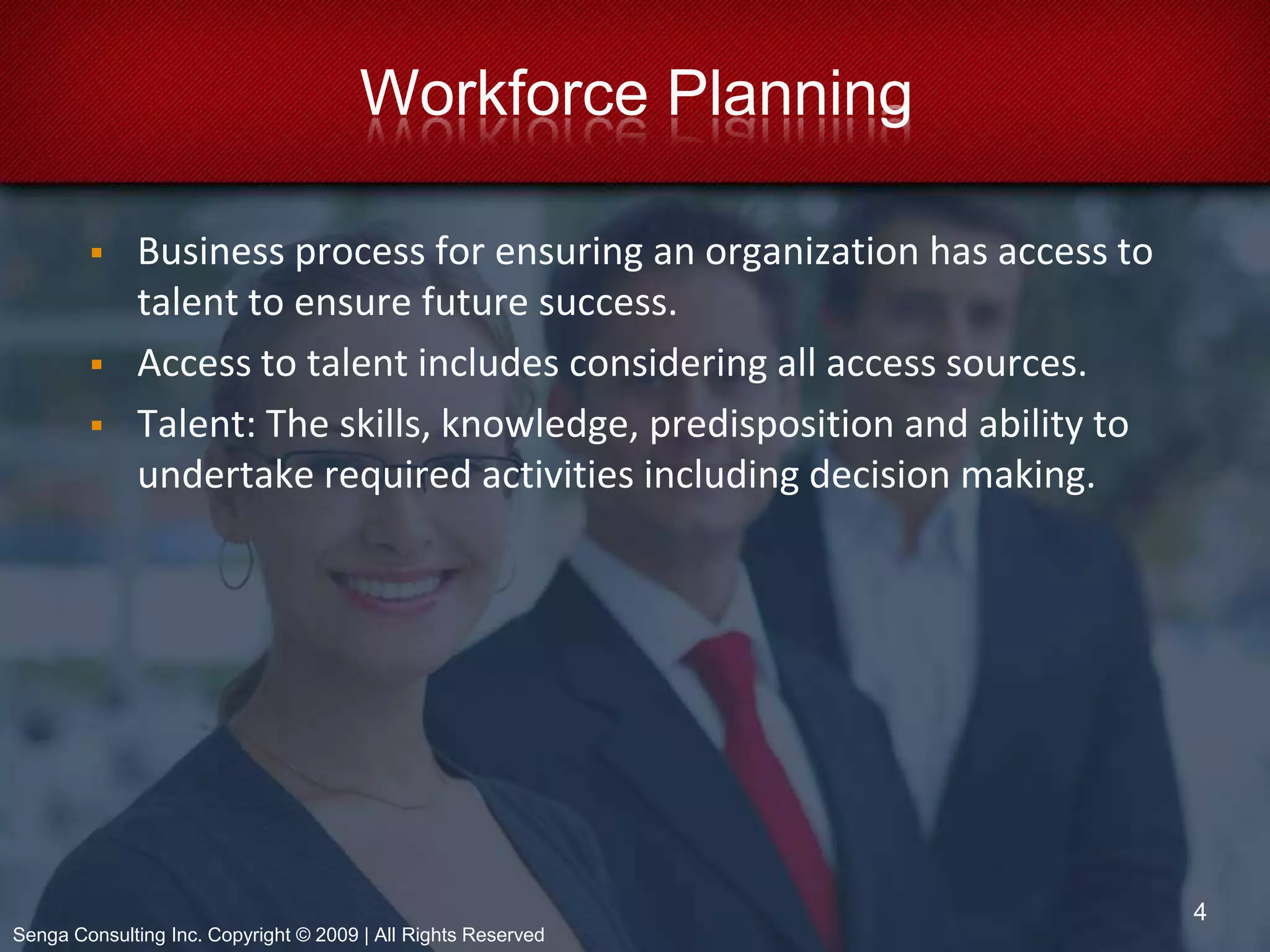 Impact of environmental and organizational variables on HR demand and supply.