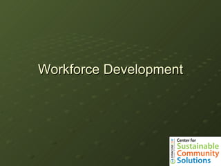 Workforce Development 