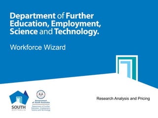 Workforce Wizard
Research Analysis and Pricing
 