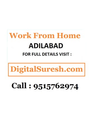 Work from home adilabad