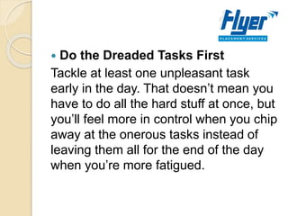 Ugliest Task. First Work habits that will make you better at | PPTX